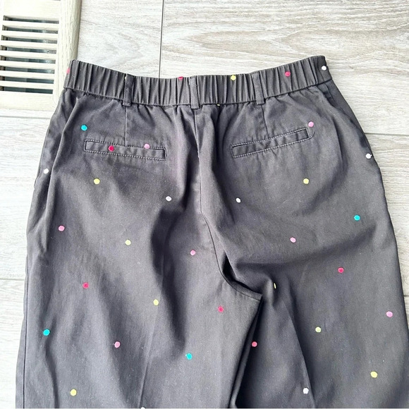 JM Collection Embroidered  Multicolor Polka Dot Capri Pants - Picture 12 of 12